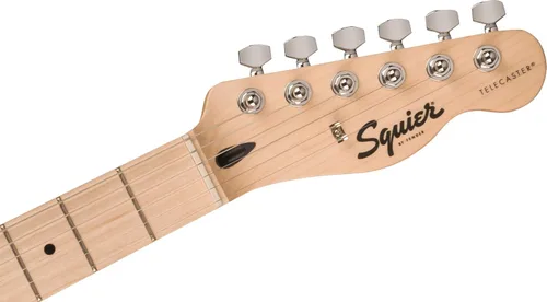 Vista 6 de Squire Sonic Telecaster - Guitarra eléctrica, color negro, diapasón de arce