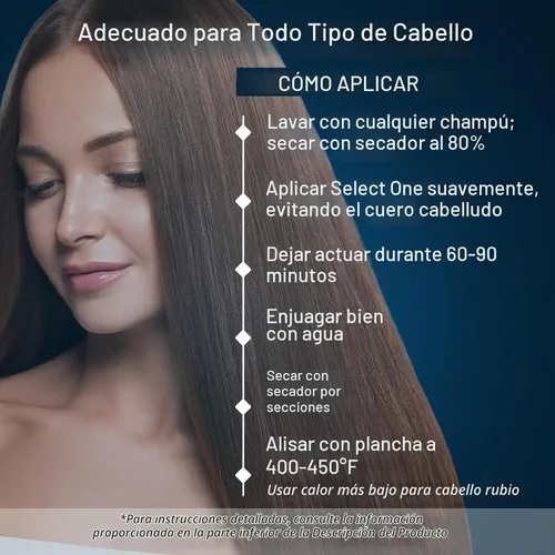 Vista 6 de Complejo de Tratamiento de Queratina Brasileña Blowout - PROHALL SELECCIONE UNO 10.1oz/300ml - Tratamiento Capilar de Queratina Brasileña Sin