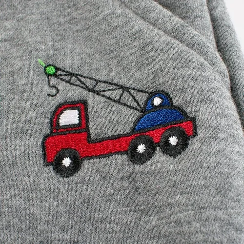 Vista 2 de GFQLONG Paquete de 2 pantalones deportivos de dinosaurio de algodón para niños pequeños, pantalones deportivos de dibujos animados para niños