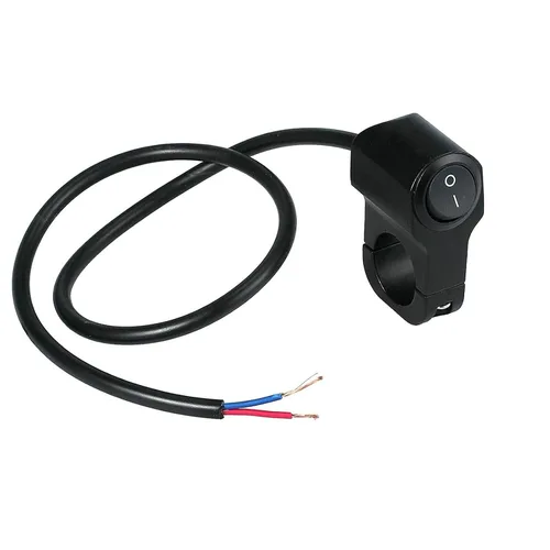 Vista 2 de RAYANA Interruptor de manillar de motocicleta de 12 V 7/8 "para 0.866 in (0.906 in) Interruptor de luz de barra de manillar para proyector Faro