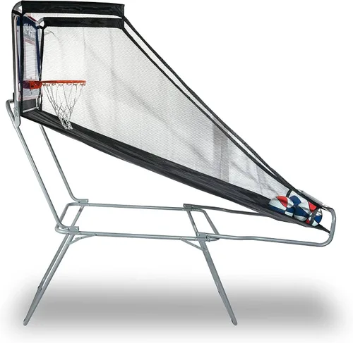 Vista 4 de Pop-A-Shot - Tailgate Game with NCAA Graphics l Arcade Basketball Inside, Out, and On The Go Infrared Sensor Scoring 3 Balls Foldable