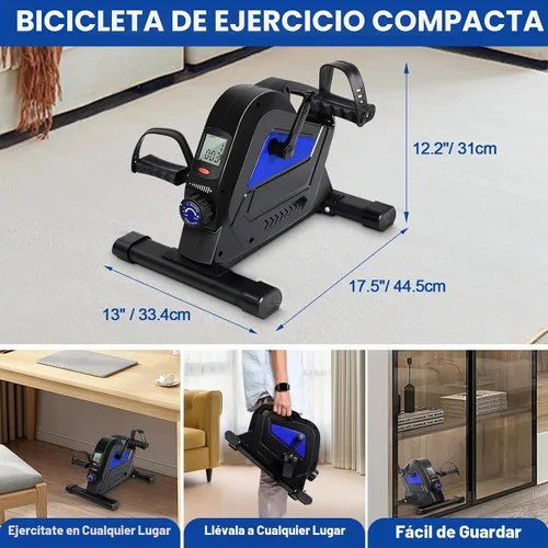 Vista 6 de AGM Ejercitador de pedal de bicicleta para debajo del escritorio
