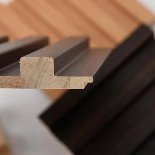 Vista 6 de Art3d Paneles de pared de madera de listones para decoración de interiores y techos, paquete de 4 muestras, 6 x 5.7 pulgadas.