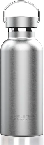 Vista 12 de Triple Tree - Botella de agua de acero inoxidable aislada al vacío de 34 onzas, doble pared, con tapa de boca ancha, mantiene la bebida caliente
