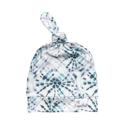 Vista 16 de Copper Pearl Gorro de bebé con nudo superior elástico suave Alta