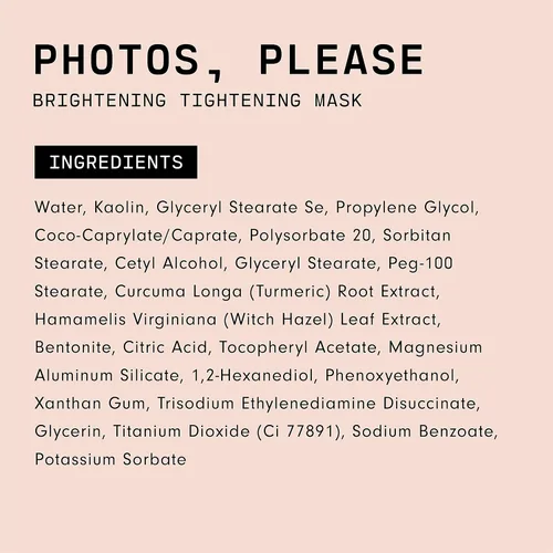 Vista 8 de Versed Fotos, Please - Mascarilla facial tensa, iluminadora con cúrcuma y arcilla de caolín, mascarilla facial hidratante para apretar los poros