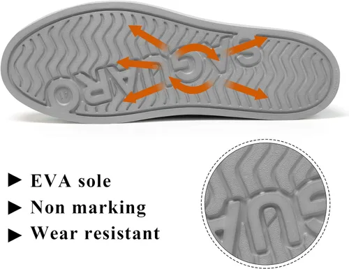 Vista 6 de SAGUARO Zapatos de agua transpirables para hombres y mujeres y niños, sandalias para playa, ligeras, de fácil postura, zuecos de jardín.