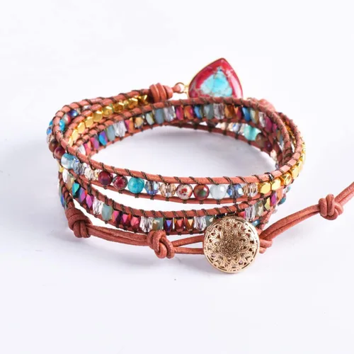 Vista 4 de YGLINE - Impresionante colección de pulseras de cuero hechas a mano