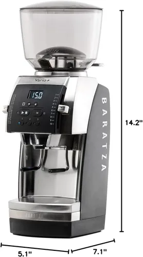 Vista 5 de Baratza Vario+ - Molinillo de fresas de cerámica plano (negro)