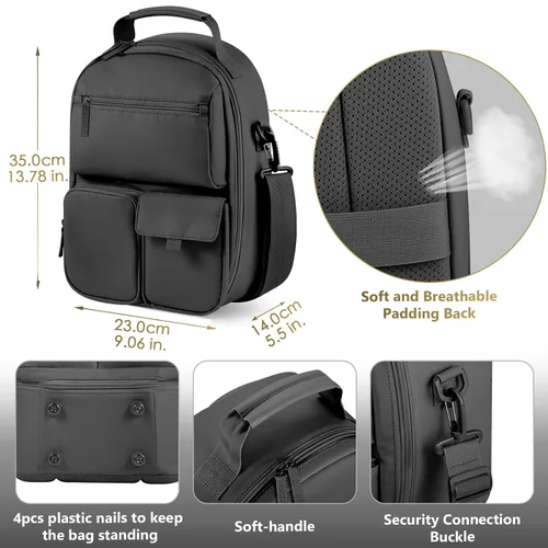 Vista 4 de FOREGOER Carrying Case for Meta Quest 3Quest 3SOculus Quest 2, Hard Travel Storage Case Compatible with Oculus Quest 3 Headset, Quest Pro, Touch