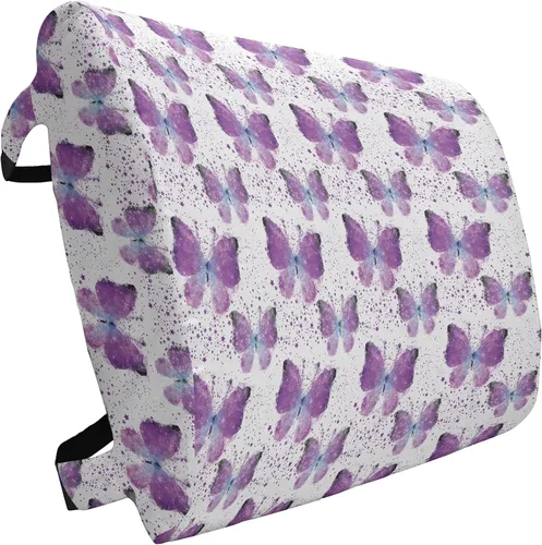Vista 47 de Ambesonne Almohada de viaje para pizza, con patrón dibujado a mano, menú de pizzería, comida rápida, deliciosa comida gourmet, accesorio de viaje