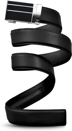 Vista 10 de Mission Belt Cinturón de trinquete de cuero para hombre, colección 3Bar