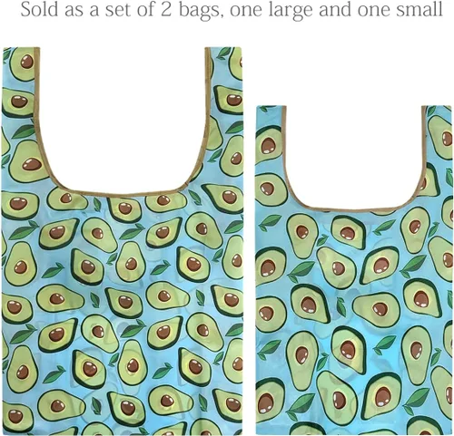 Vista 3 de Wrapables JoliBag Collection - Bolsa de compras reutilizable (juego de 2)