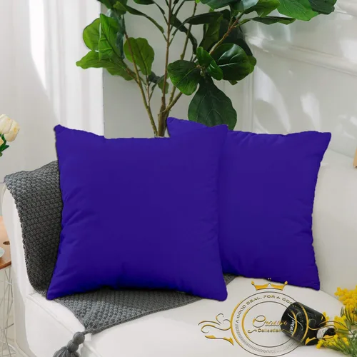 Vista 61 de Crown Collection Juego de 2 fundas de almohada estándar de 20 x 26 pulgadas, hipoalergénicas de 600 hilos, 100% algodón egipcio, fundas de almohada
