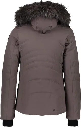 Vista 3 de Obermeyer Chaqueta Tuscany Elite para mujer color gris adecuado talla 4