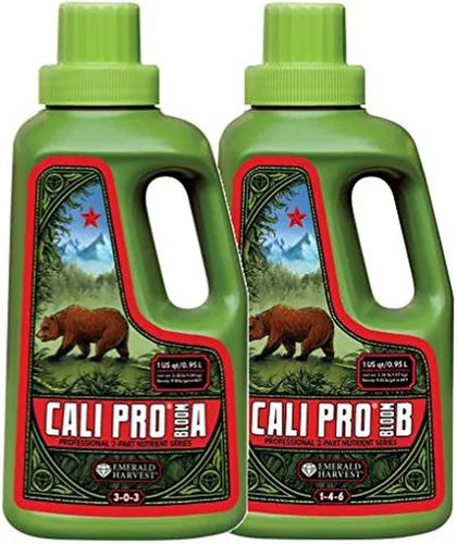 Vista 15 de Emerald Harvest EMHCPBAQ Cali Pro Bloom A Quart/0.95 Litro (12/Cs) fertilizantes, 0.95 L, Natural