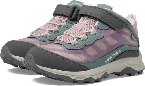 Vista 9 de Merrell Botas de senderismo unisex Moab Speed Mid Alternativo Cierre Impermeable Negro