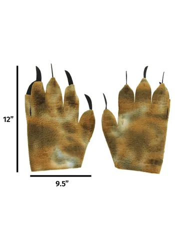 Vista 3 de Guantes de Dragón para Adultos Multicolor