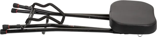 Vista 12 de Gator Frameworks Silla plegable para guitarra con asiento acolchado y colgador de guitarra montado en la parte trasera, (GFW-GTRSTOOL)