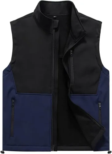 Vista 21 de Msmsse Chaleco ligero para hombre, con cuello alto, sin mangas, para senderismo, correr, golf