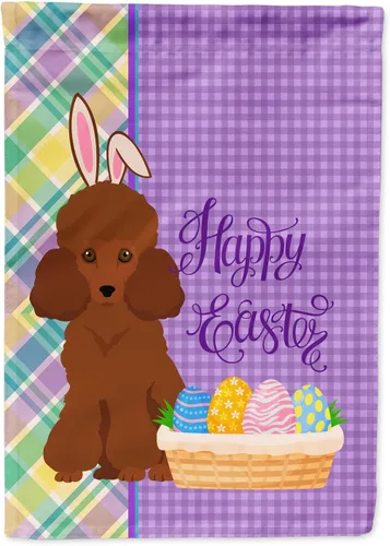 Vista 82 de Caroline's Treasures WDK4925GF Bandera de Pascua Airedale Terrier negra y tostada, tamaño jardín, bandera decorativa para patio exterior, patio