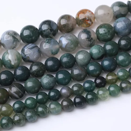Vista 6 de 6 mm Cuentas redondas sueltas de piedra de sangre africana Cuentas naturales de gemas Cuentas de piedra de energía de cristal para hacer joyas