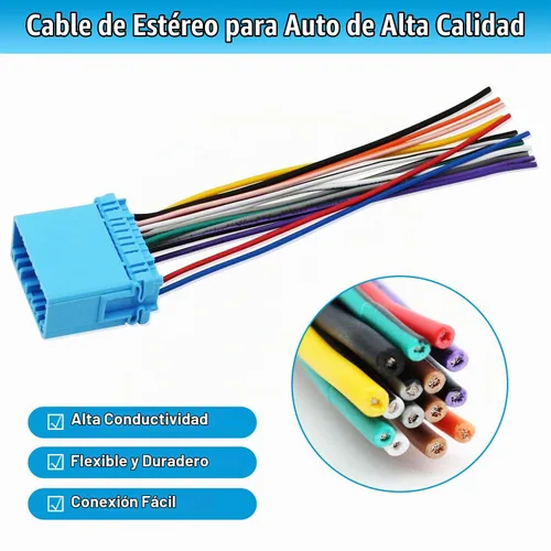 Vista 6 de Adaptador de mazo de cables de radio de coche de 20 pines para Aftermarket - Arnés de cableado estéreo compatible con Accord Civic CRV Odyssey