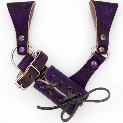 Vista 79 de Armory Replicas™ - Rana espada de cuero hecha a mano – Disfraz medieval LARP hebilla ajustable y cinturón de arma con cable soporte