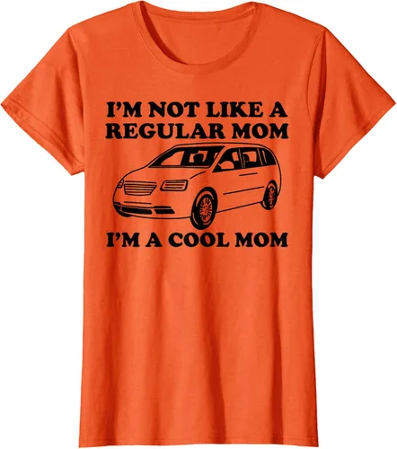 Vista 16 de Camiseta divertida de mamá con texto en inglés "I'm Not Like A Regular Mom I'm A Cool Mom", Blanco, S