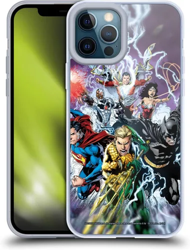 Vista 40 de Head Case Designs Funda de gel con licencia oficial de la Liga de la Justicia DC Comics #10 Darkseid War Comic Book Cover