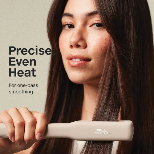 Vista 6 de Paul Mitchell Smooth+ Ceramic Flat Iron, Adjustable Heat Settings, for Smoothing + Straightening