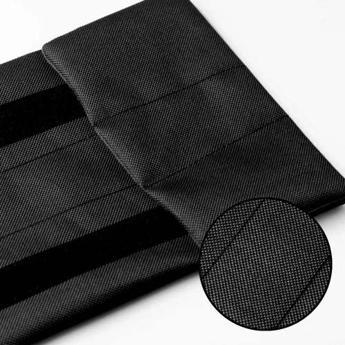 Vista 4 de Topes dobles para puertas impermeables, tamaño ajustable de 30" a 36", protectores de corrientes de aire, bloqueador de ruido, bloqueador de brisas