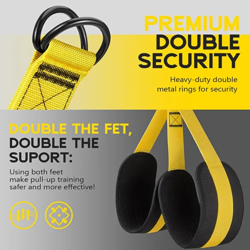 Vista 5 de HOXWC Bandas de Asistencia para Flexiones, Banda de Resistencia Ajustable de Alta Resistencia para Flexiones, 3 Bandas de Flexiones, Tejido Cómodo