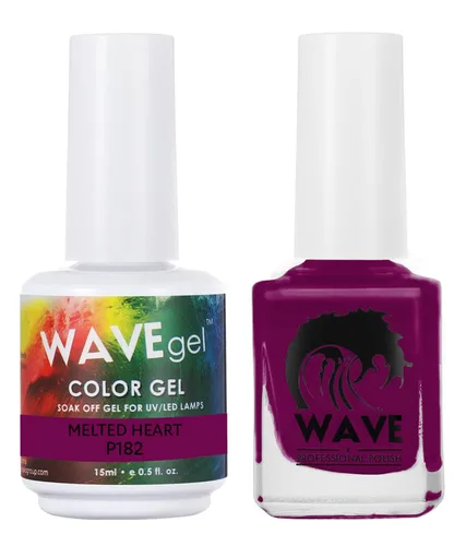Vista 202 de WAVEGEL - Juego dúo de gel y esmalte de uñas a juego - Colección Simplicity - #P109 Blizzard I 0.5 onzas