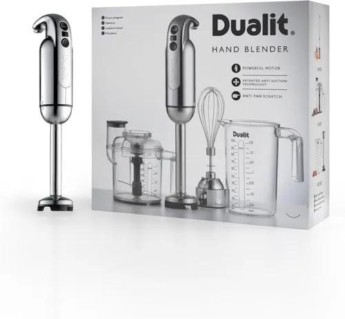 Vista 9 de Dualit Juego de licuadora de inmersión Licuadora de inmersión con tazón para picar, batidor y jarra de medición de 35.1 onzas líquidas 700 W