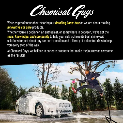 Vista 6 de Chemical Guys, Rueda Wheelie y cepillo exterior para llantas y neumáticos