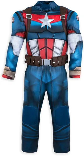 Vista 3 de Marvel Disfraz del Capitán América para niños