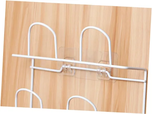 Vista 9 de ARTIBETTER Zapatero montado en la pared de 3 piezas, organizador de zapatos de doble capa para entrada, baño, dormitorio, diseño resistente, ahorro
