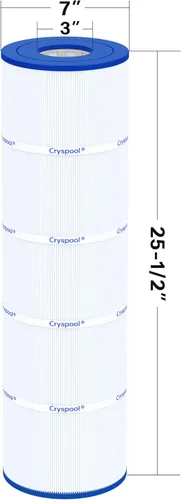 Vista 3 de Cryspool® 07074 Filtro compatible con CX870RE, SwimClear C4020, C4000, C4000S, PA100N, C-7487, FC-1270, Cartucho de filtro de piscina de 4 × 100