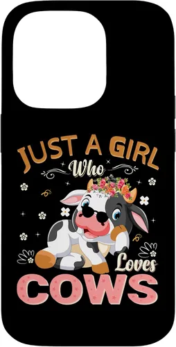 Vista 17 de Just A Girl Who Loves Cows Case for iPhone 16