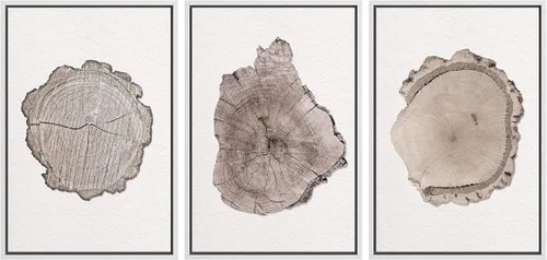Vista 8 de MUDECOR Lienzo enmarcado para pared, juego de arte de acuarela pastel, bosque de pinos, naturaleza silvestre, ilustraciones modernas, decorativas
