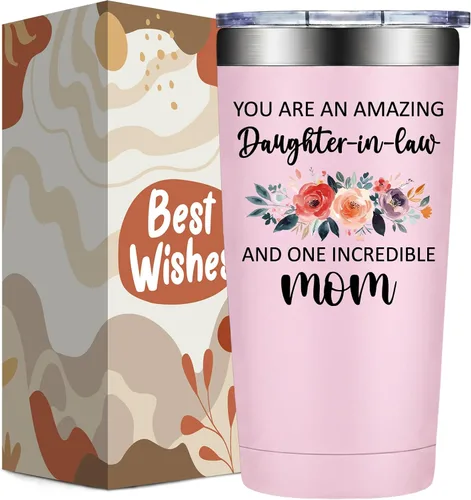 Vista 10 de Grifarny Daughter Gifts from Mom, Dad - Mothers Day, Valentines Day Gifts for Daughters Adult - You are an Amazing Daughter Tumbler 20 oz