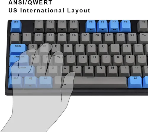 Vista 3 de Durgod Taurus K320 TKL - Teclado mecánico para gamers