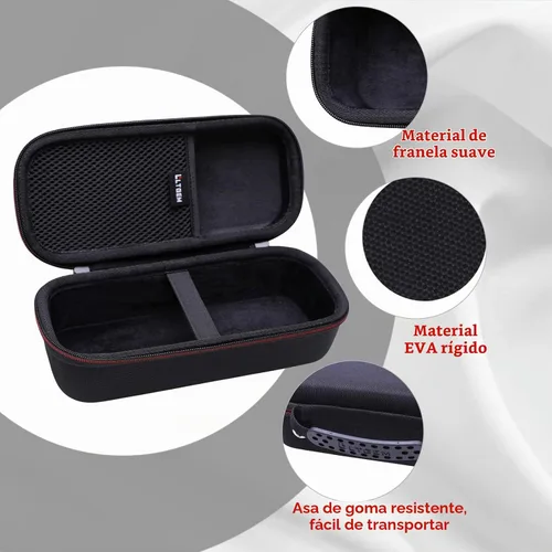 Vista 5 de LTGEM - Funda rígida compatible con Bose SoundLink Flex 2ª generación Negro