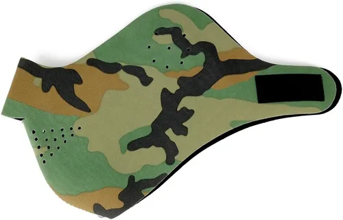 Vista 2 de Armycrew Máscara de neopreno para protección al aire libre con cierre ajustable