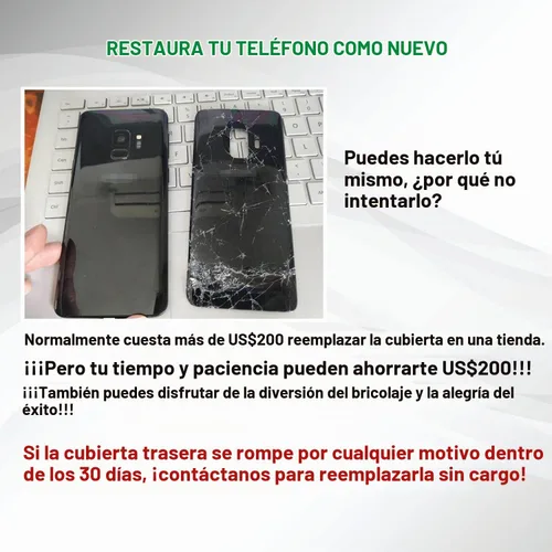 Vista 3 de Para Galaxy Note 8 SM-N950 All Carriers Reemplazo de cristal del panel Azul marino oscuro