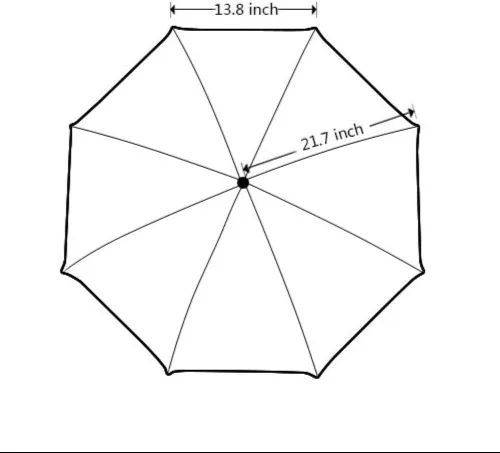 Vista 5 de Artsbaba Paraguas de lluvia plegable con protección UV, paraguas compacto de viaje