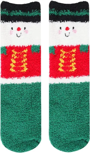 Vista 2 de Calcetines mullidos para hombre, unisex, lindos animales, acogedores, divertidos, esponjosos, cálidos, de invierno, de felpa, para dormir, regalos
