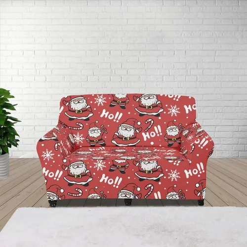 Vista 51 de Boatee Fundas de sofá de 1 pieza con diseño de copo de nieve azul, fundas elásticas para sofá, 1 cojín, protección de muebles, decoración para sala