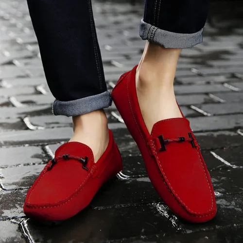 Vista 7 de Mocasines Penny para hombre, informales, sin cordones, cómodos, para conducir, barcos